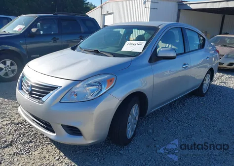 2014 Nissan Versa 1.6 Sv z USA, uszkodzony, nr VIN 3N1CN7AP2EL803411